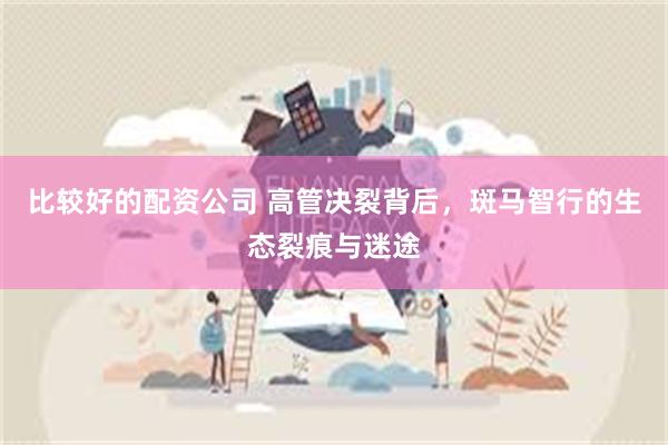 比较好的配资公司 高管决裂背后，斑马智行的生态裂痕与迷途
